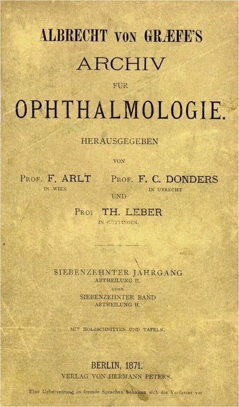 Albrecht von Graefe History of Retina